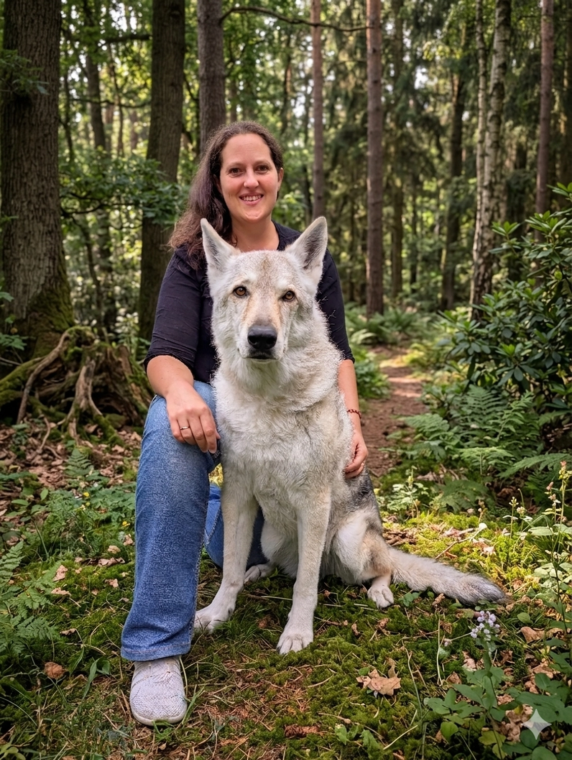 Frauen mit zwei Hunden von Hundeschule Häfele